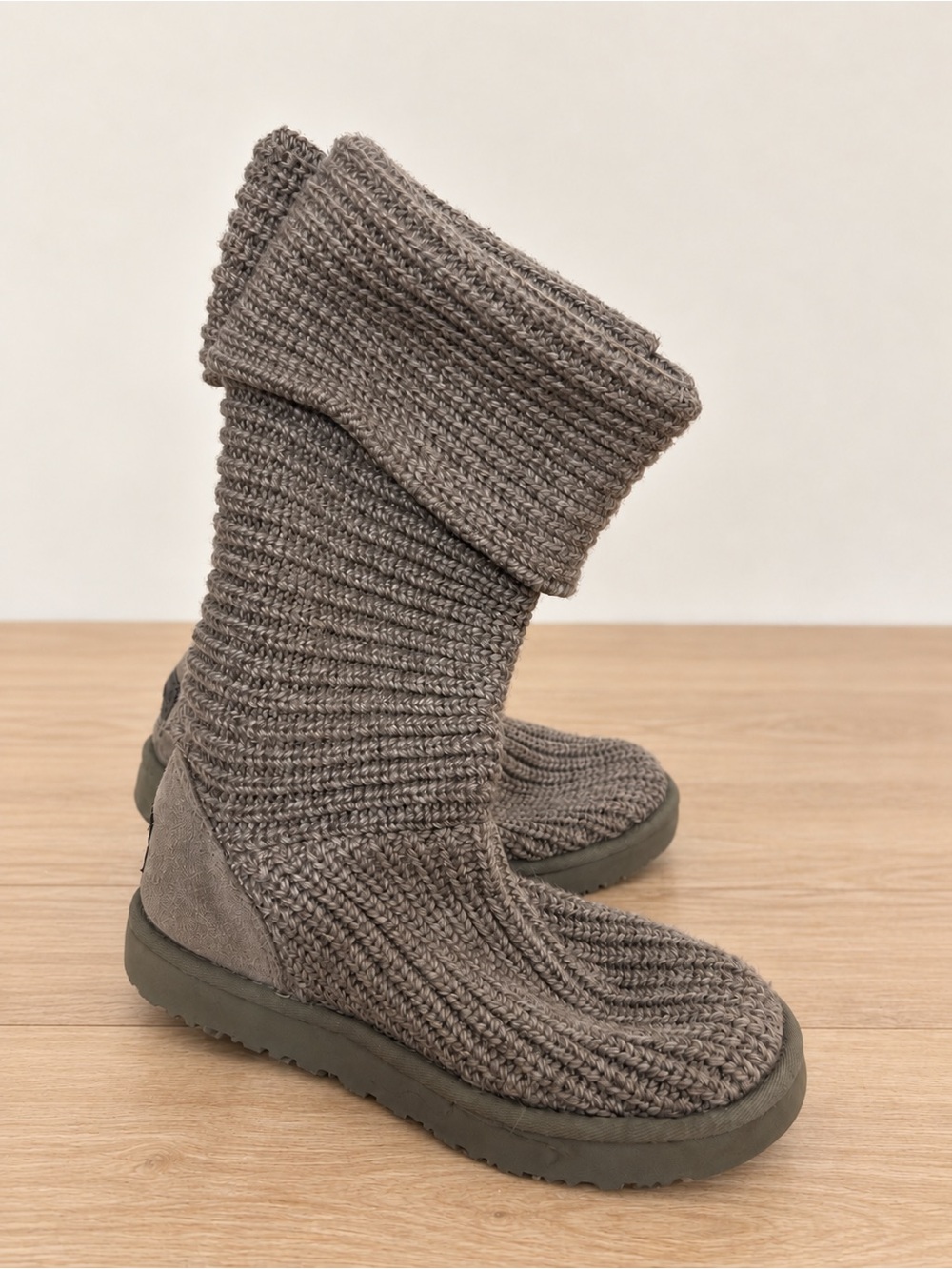 UGG Women's Knit Booties in Taupe